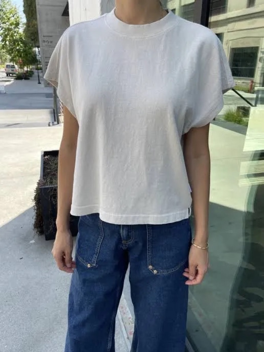 Le Bon Shoppe Natural Undyed Muscle Tee - Picture 5 of 5